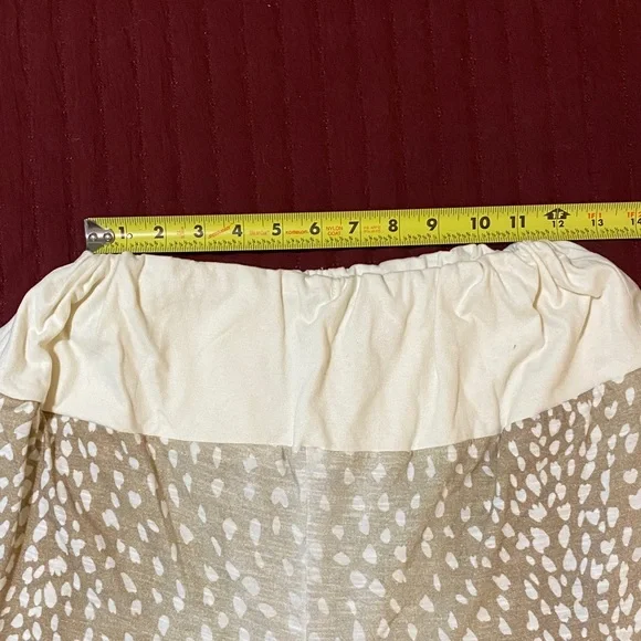 A Rare Bird Fawn Print High Waist Palazzo Pants L/XL - Picture 5 of 8